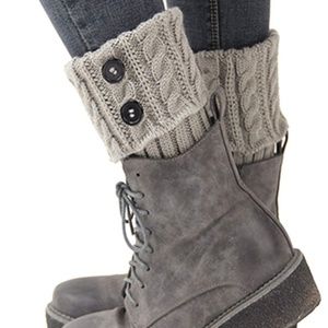 8 Womens Short Boots Socks Crochet Knitted Boot Cu